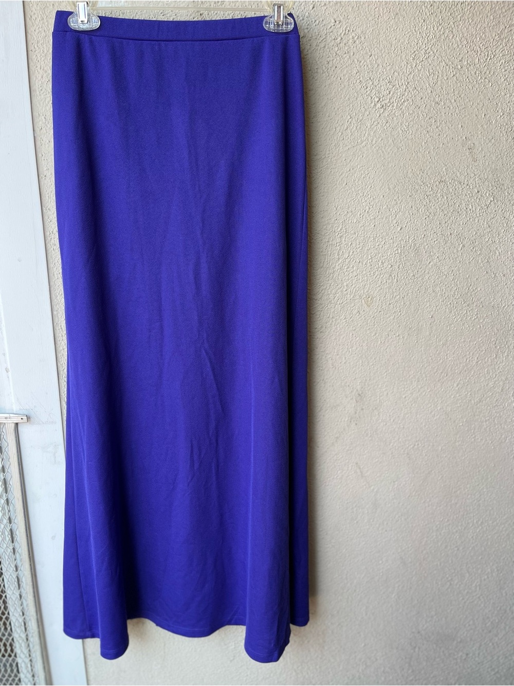 Violet summer skirt slits on front